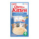Churu Kitten cu Ton, 4 x 14 g – recompensă cremoasă pentru pisoi